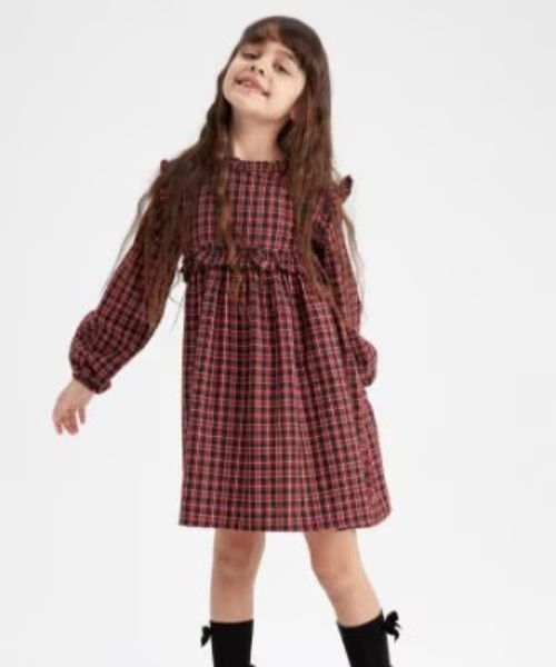 Flanel Woven Dress