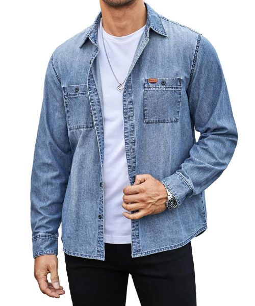 JMIERR Men’s Denim Shirt