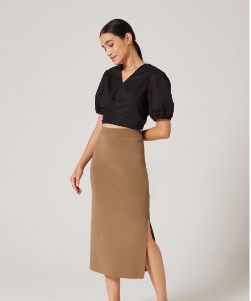 Midi Knit Skirt