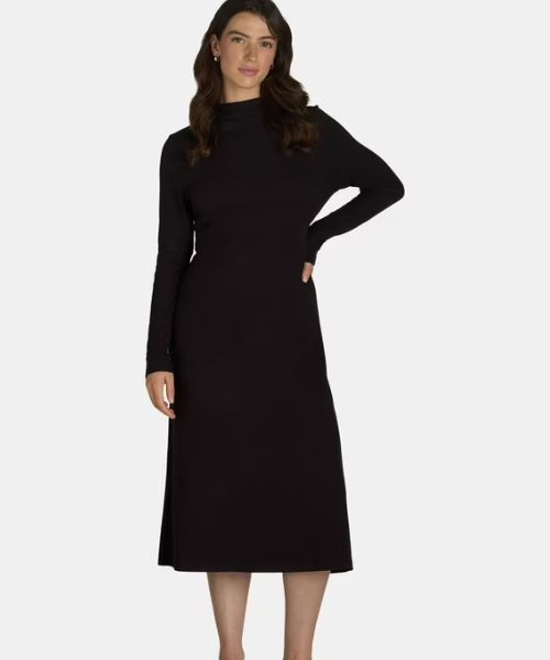 Hacci Knit Midi Dress