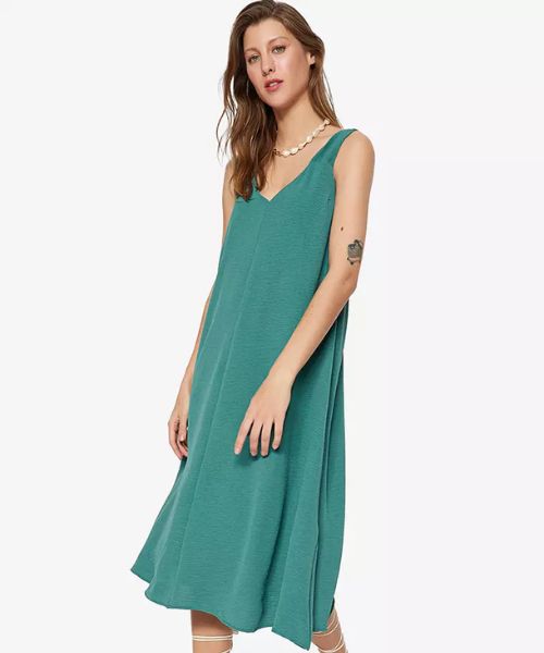 Midi Woven Dress